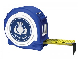 Scotland Logo Tape Blue & White 5m/16ft (Width 25mm)